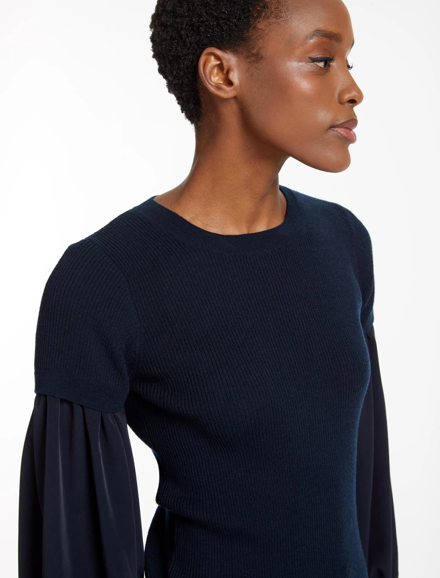 Coco Wool Jumper - Navy - Image 3