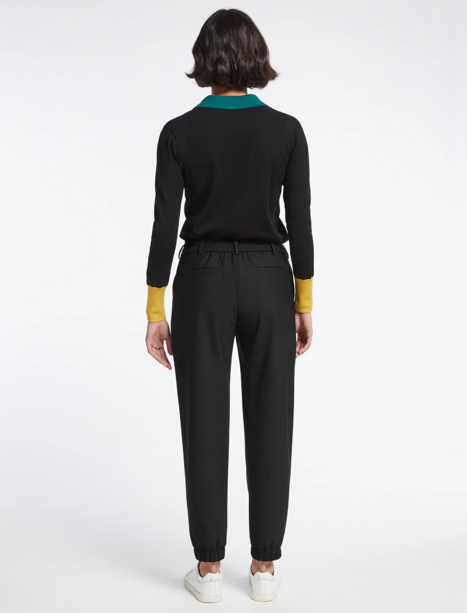 Jason New Wool Jogger - Black - Image 3