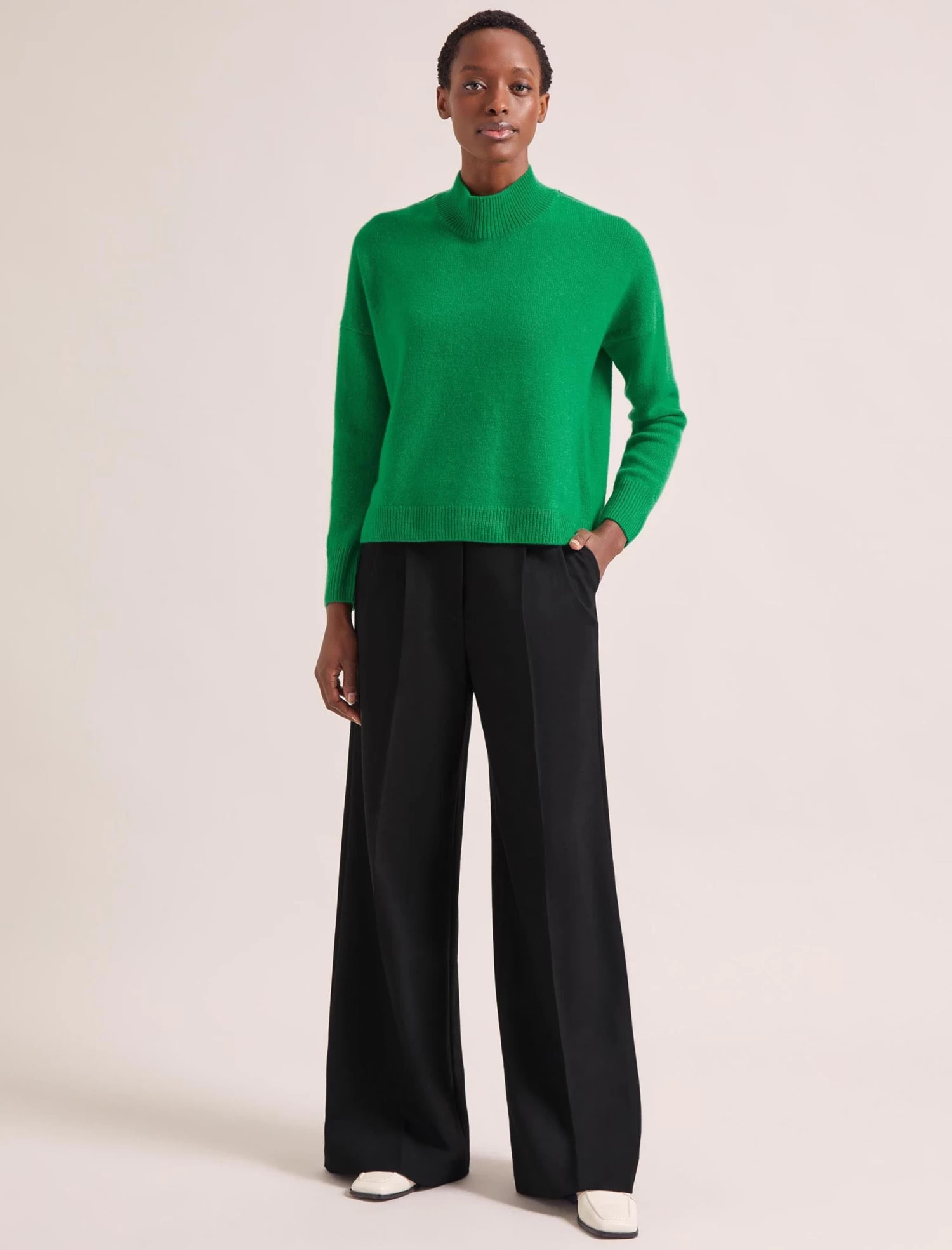 Johanna Cashmere Jumper - Emerald Green - Image 6