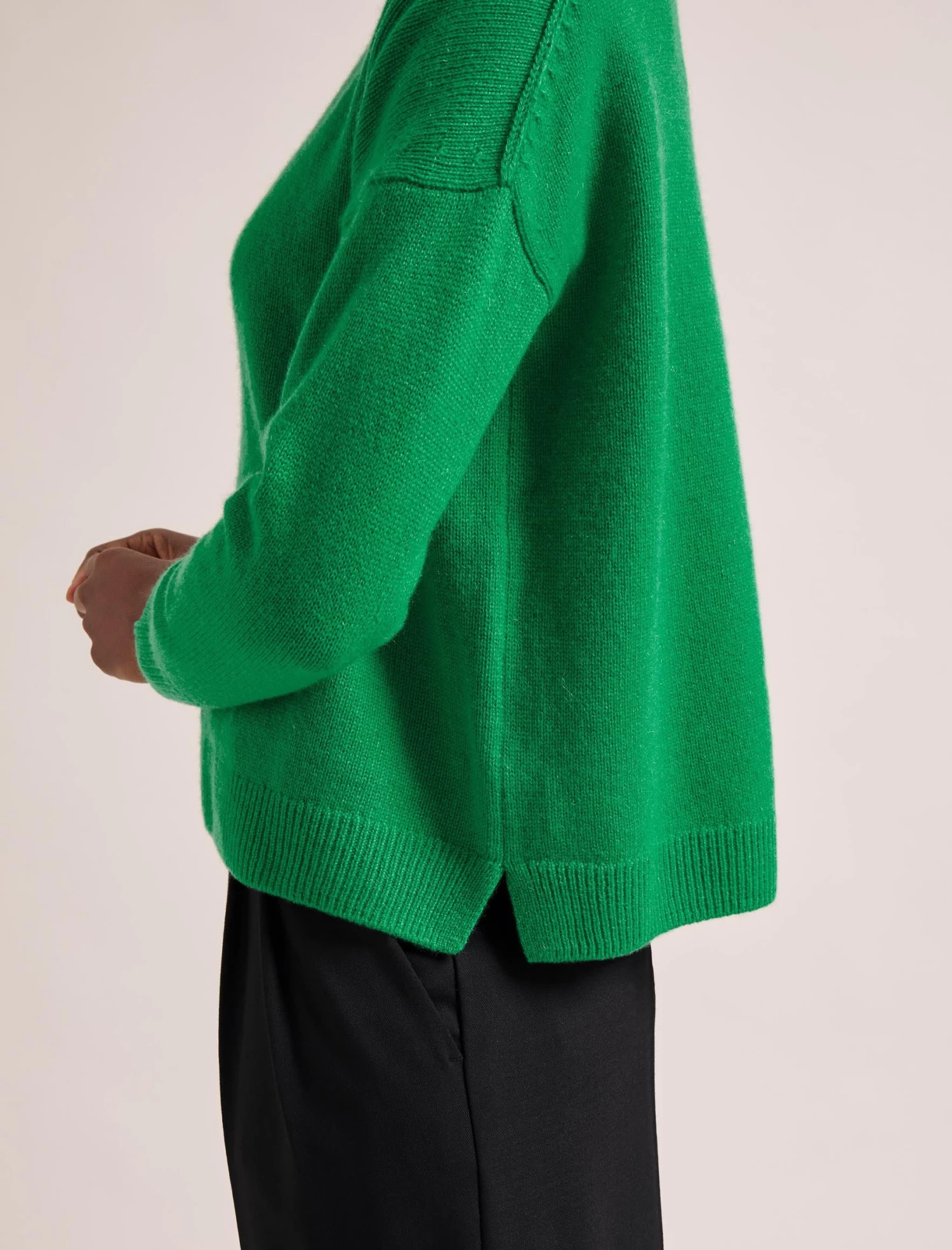 Johanna Cashmere Jumper - Emerald Green - Image 4