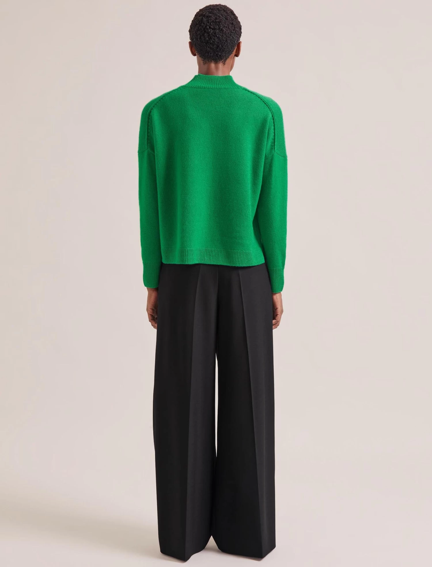 Johanna Cashmere Jumper - Emerald Green - Image 7