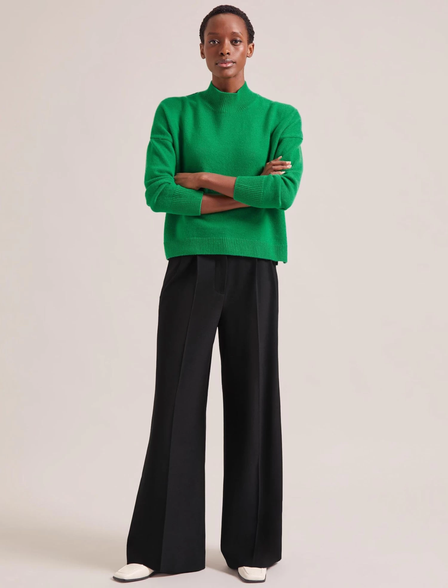 Johanna Cashmere Jumper - Emerald Green - Image 5