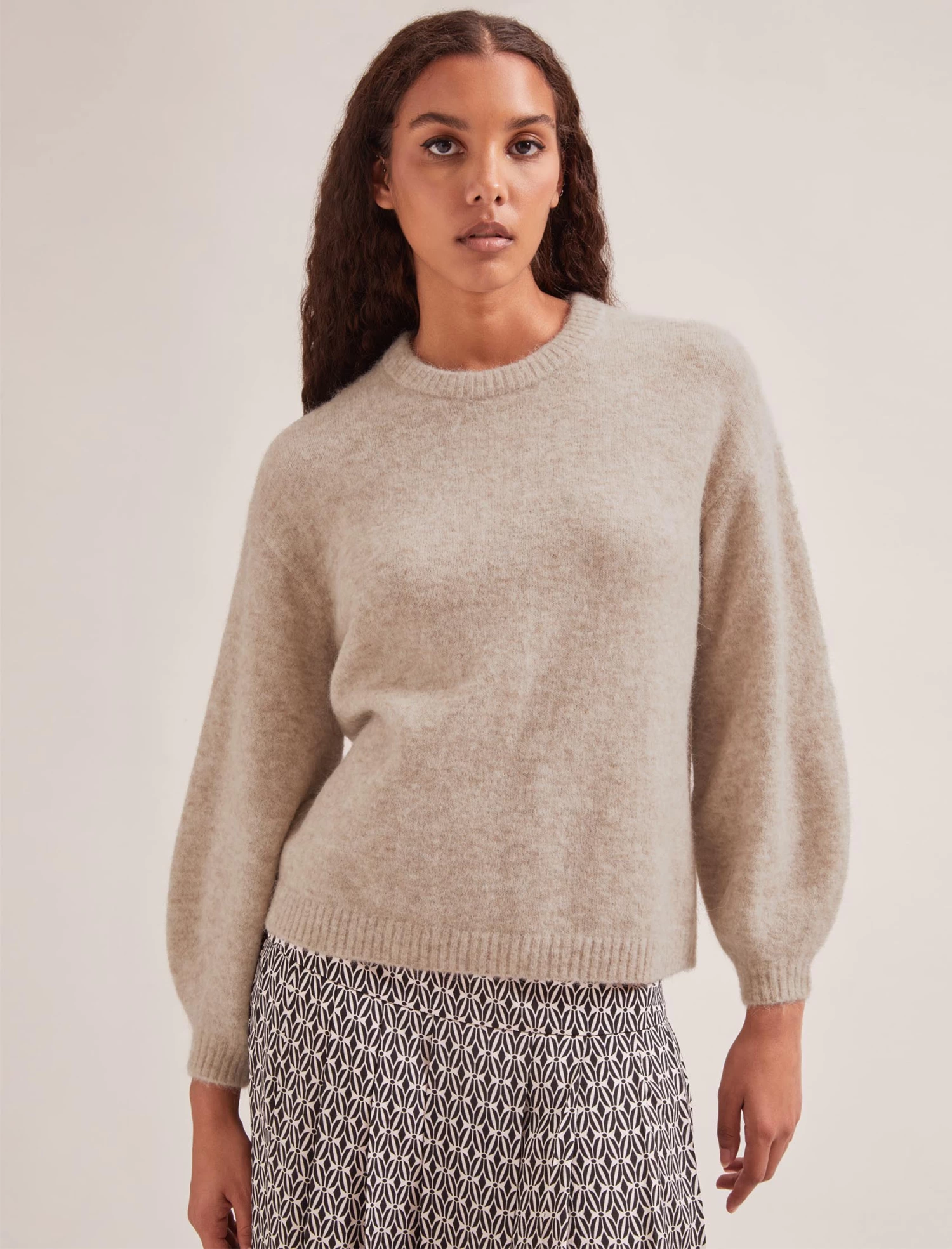 Ryder Alpaca Jumper - Taupe - Image 4