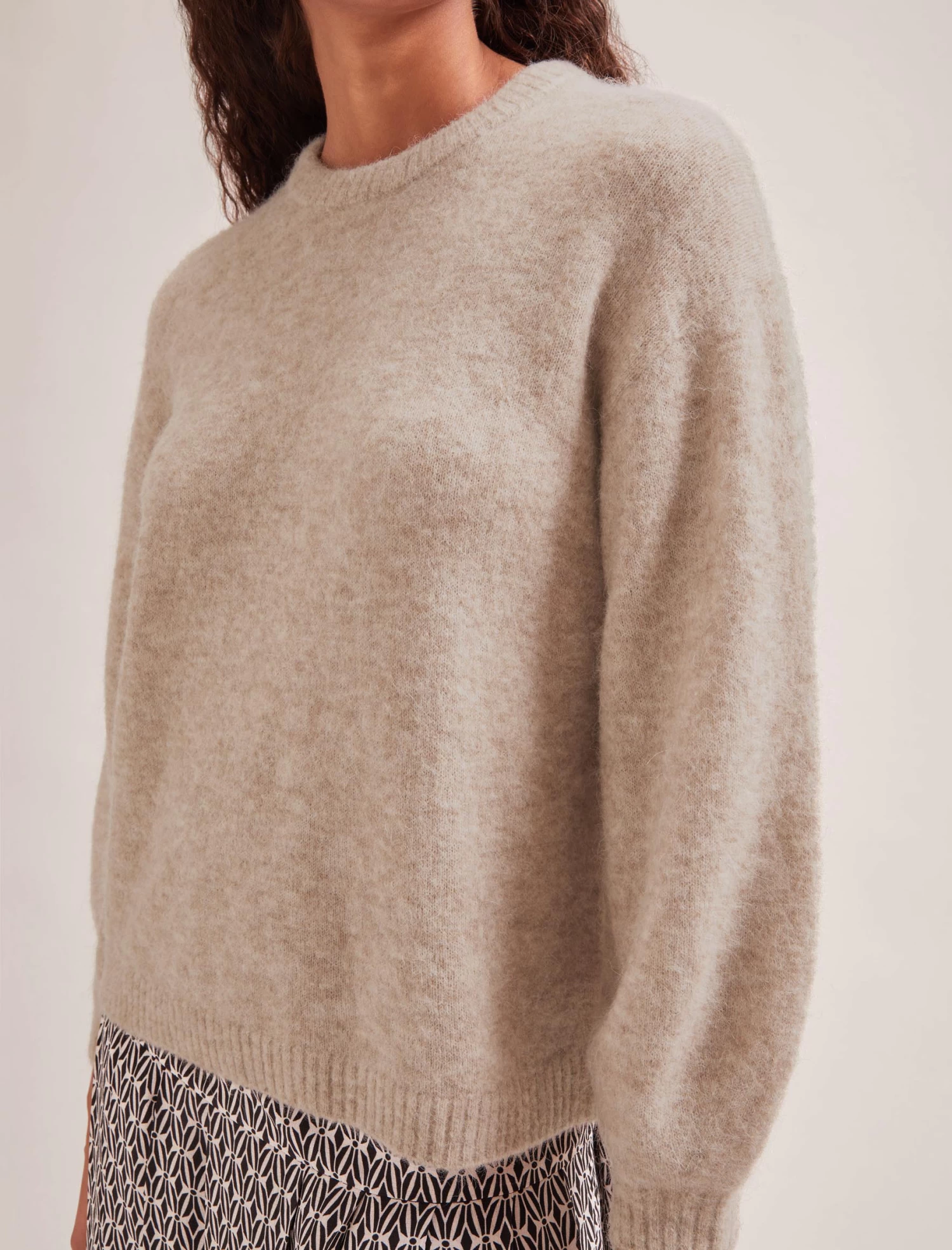 Ryder Alpaca Jumper - Taupe - Image 3