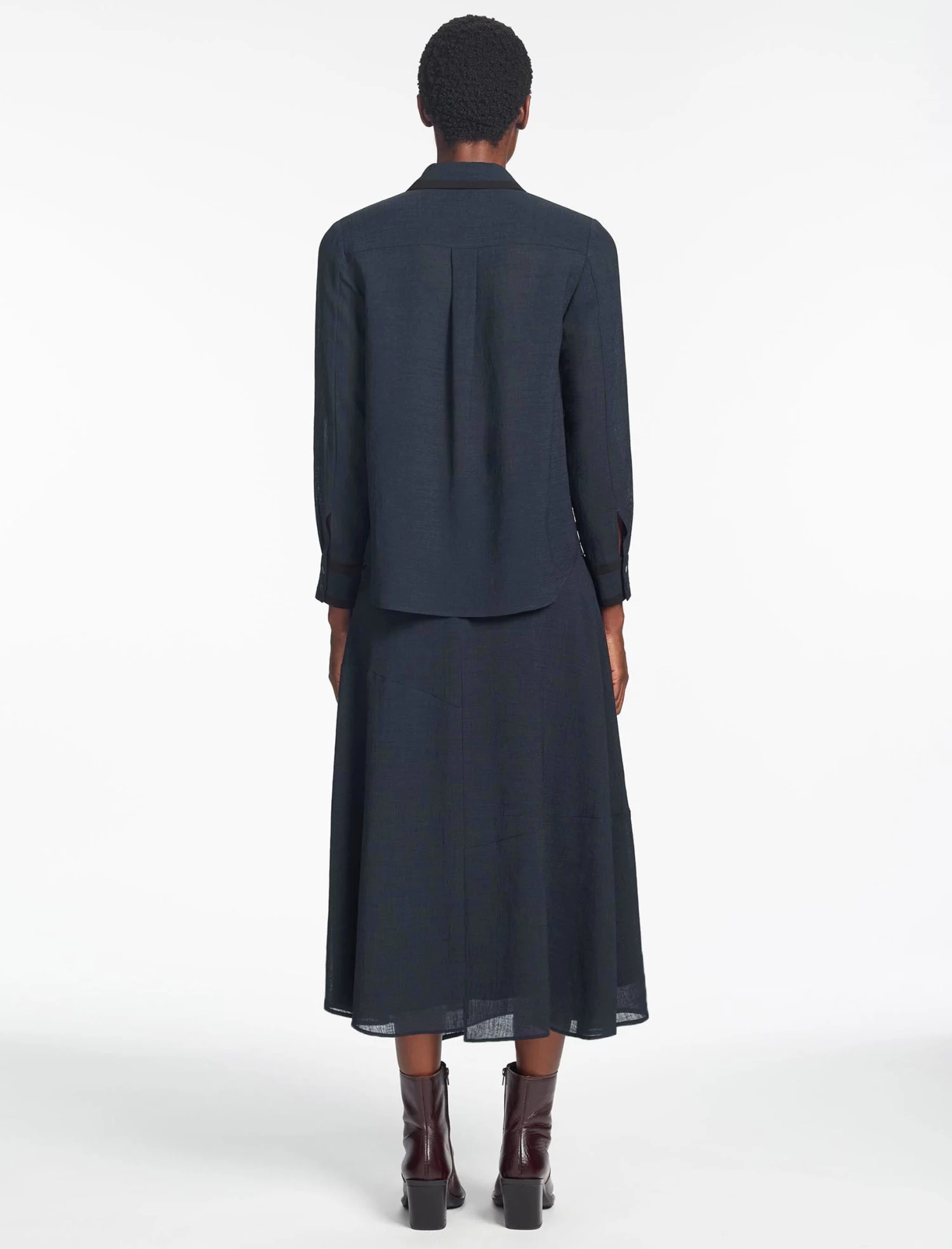 Sullivan Techni Voile Shirt - Navy - Image 6