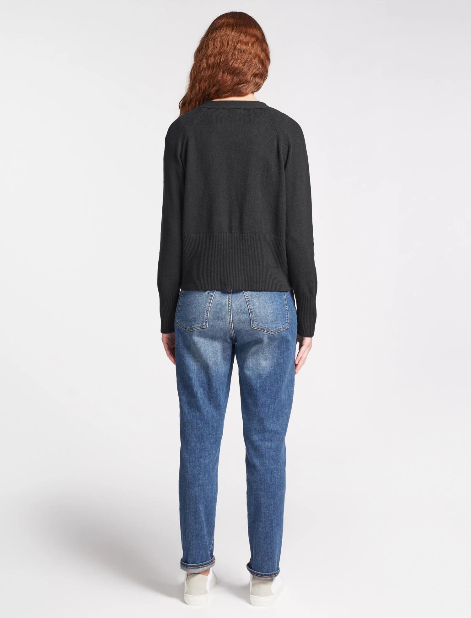 Caro Cotton Cardigan - Black - Image 4