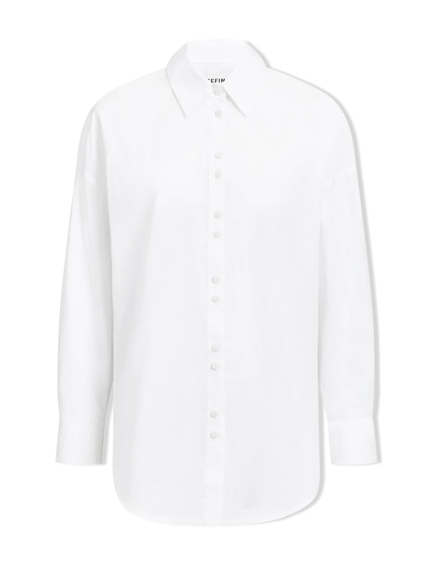 Sammy Organic Cotton Oversized Shirt - White - Image 7