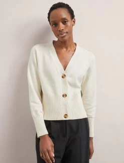 Caro Cotton Cardigan - Cream