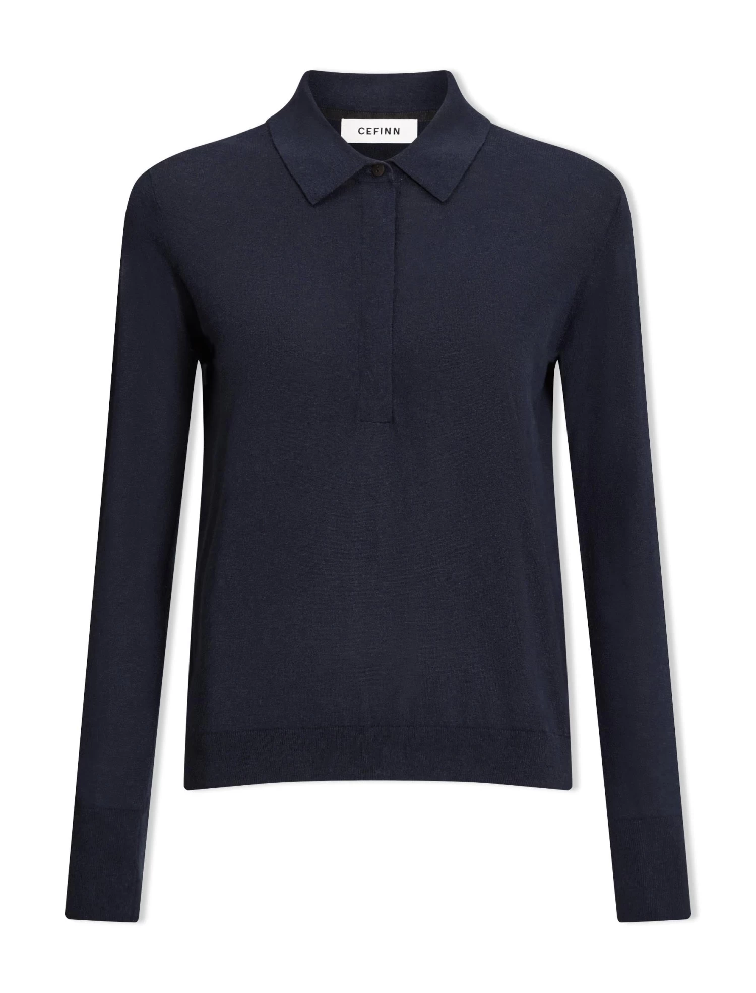 Josie Linen Blend Jumper - Navy - Image 6
