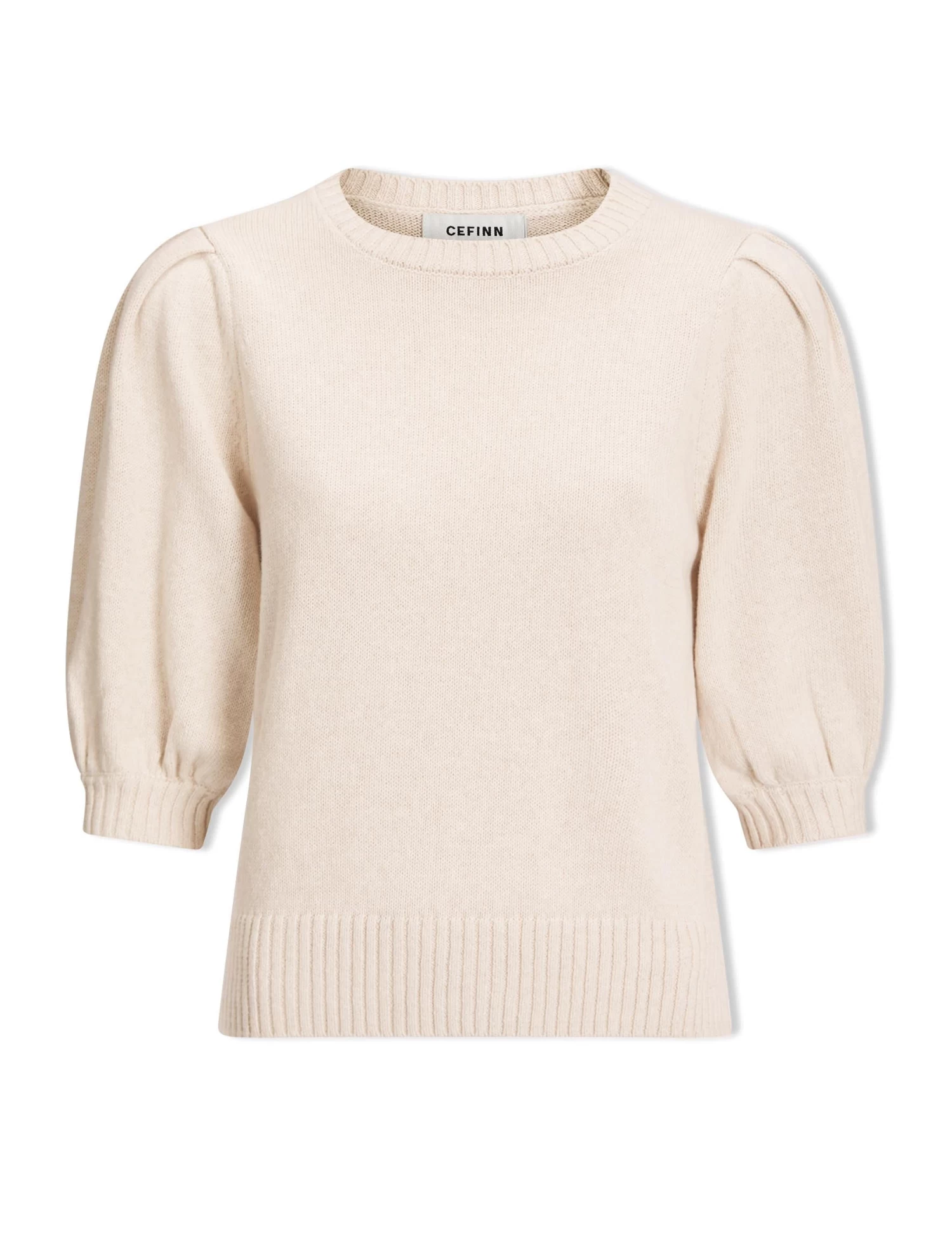 Amalie Linen Blend Jumper - Oatmeal - Image 6