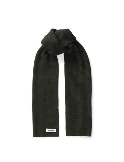 Sylvie Wool Scarf - Dark Green