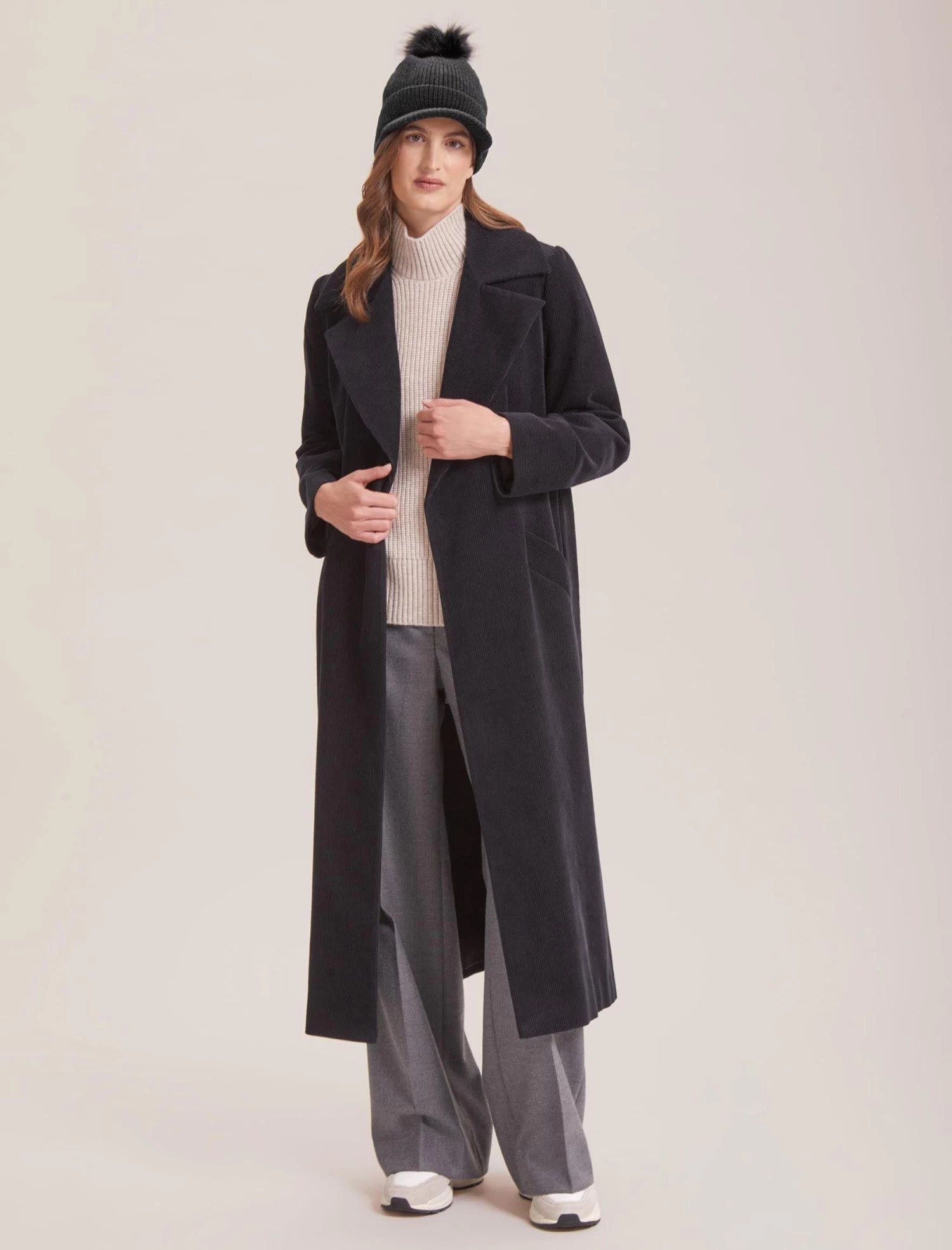 Beata Wool Hat - Charcoal - Image 2